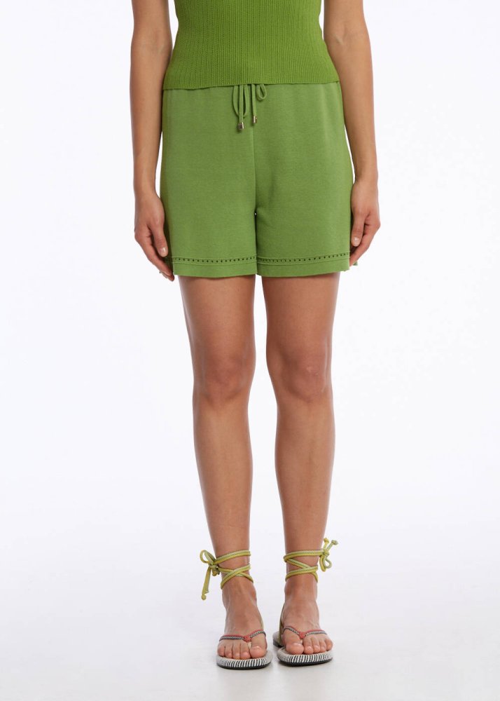 KNITSS - DRAWSTRING NEPHRITE KNIT SHORTS