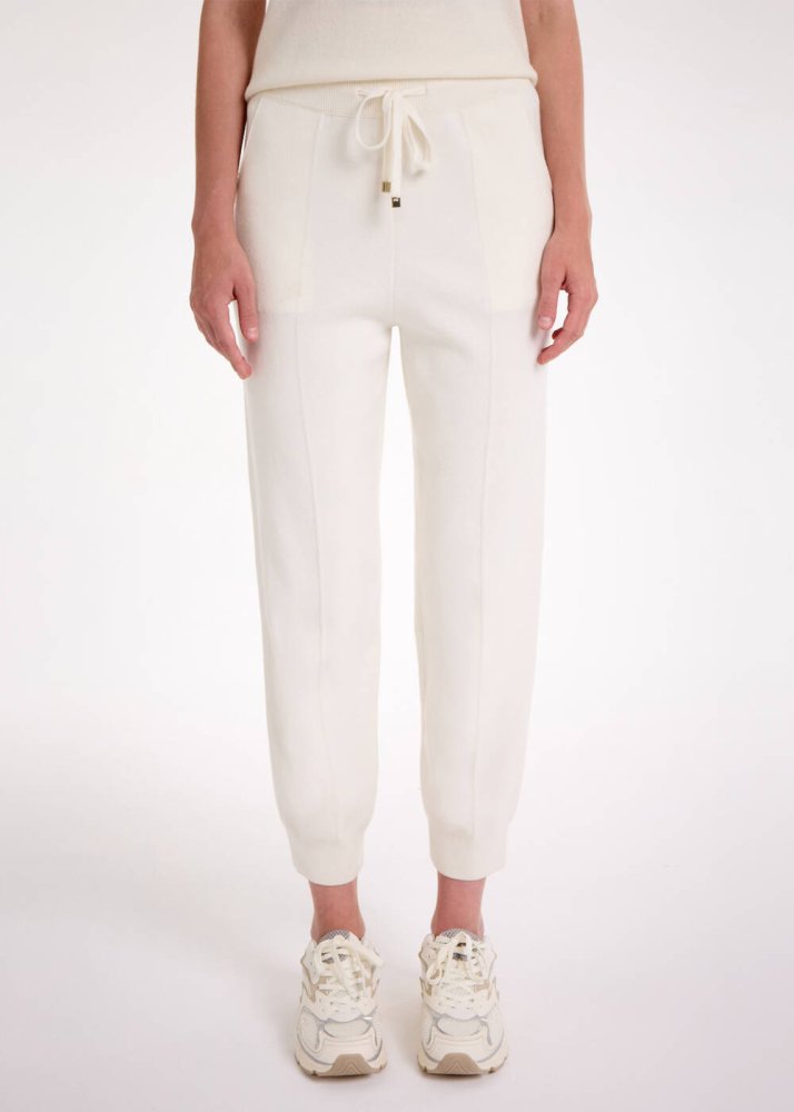 KNITSS - ECRU Knıt Jogger Pants