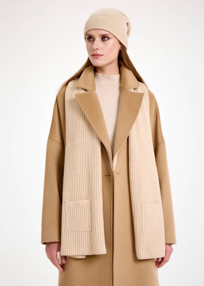 KNITSS - ESSENTIAL CREAM CAHSMERE CAP