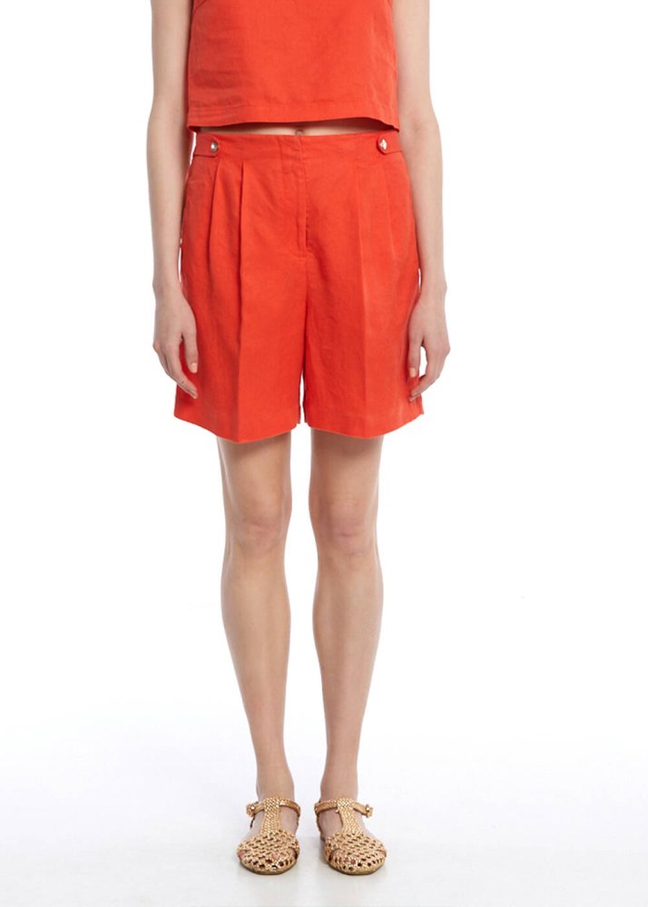 KNITSS - LOBSTER LINEN SHORTS
