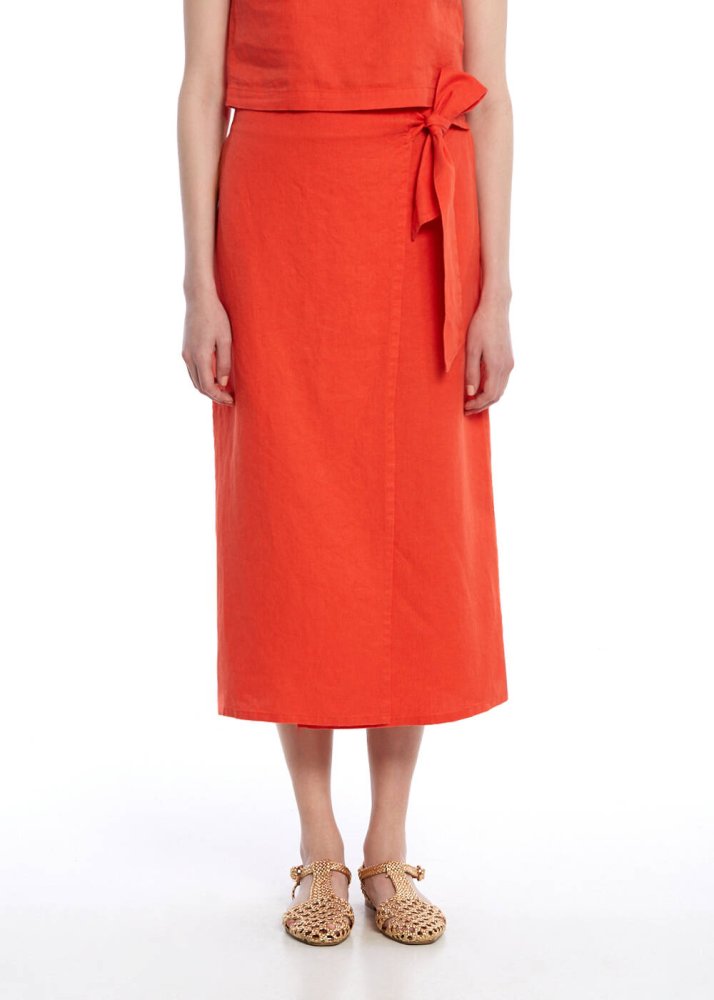 KNITSS - LOBSTER LINEN SKIRT