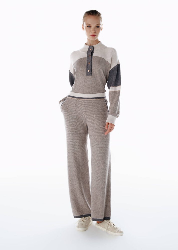 KNITSS - MERINO WOOL BLEND KNIT PANTS