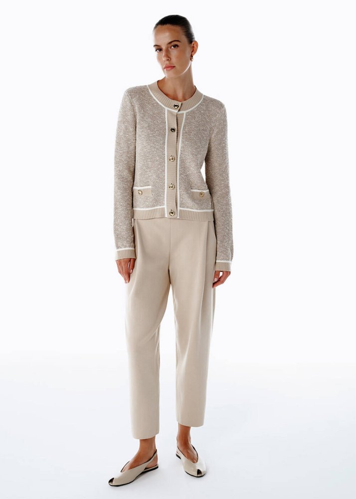 KNITSS - Naturel Muline Triko Ceket