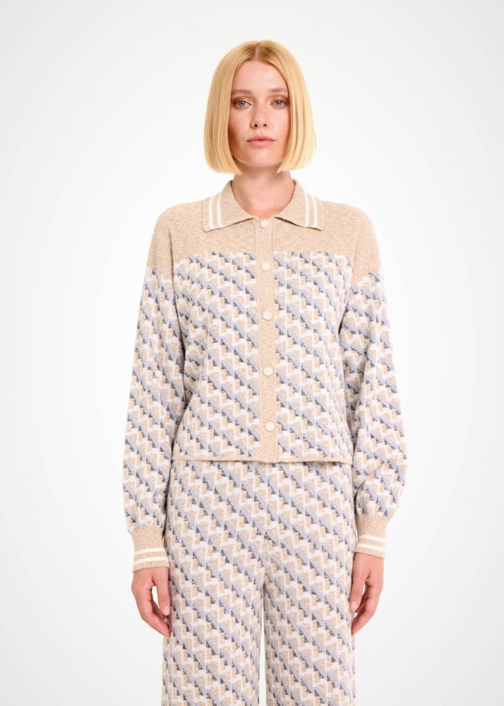 KNITSS - ORGANIC COTTON BLEND KNIT JACKET