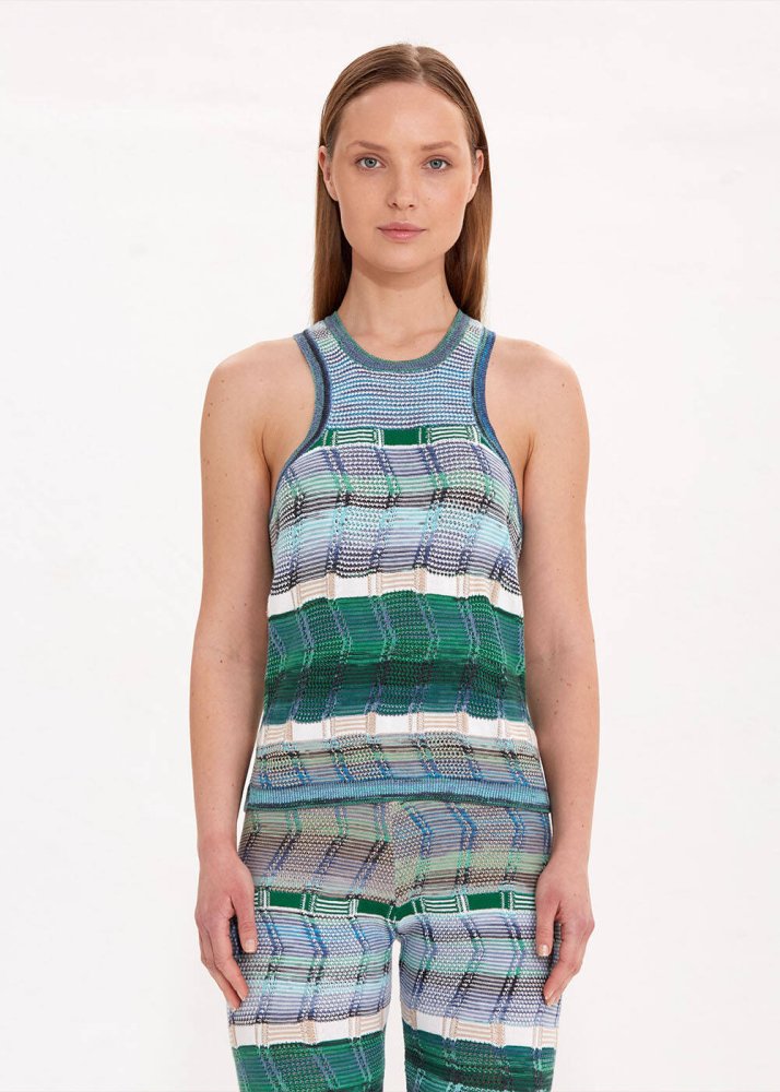 KNITSS - ORGANIC COTTON LINEN BLEND KNIT TOP