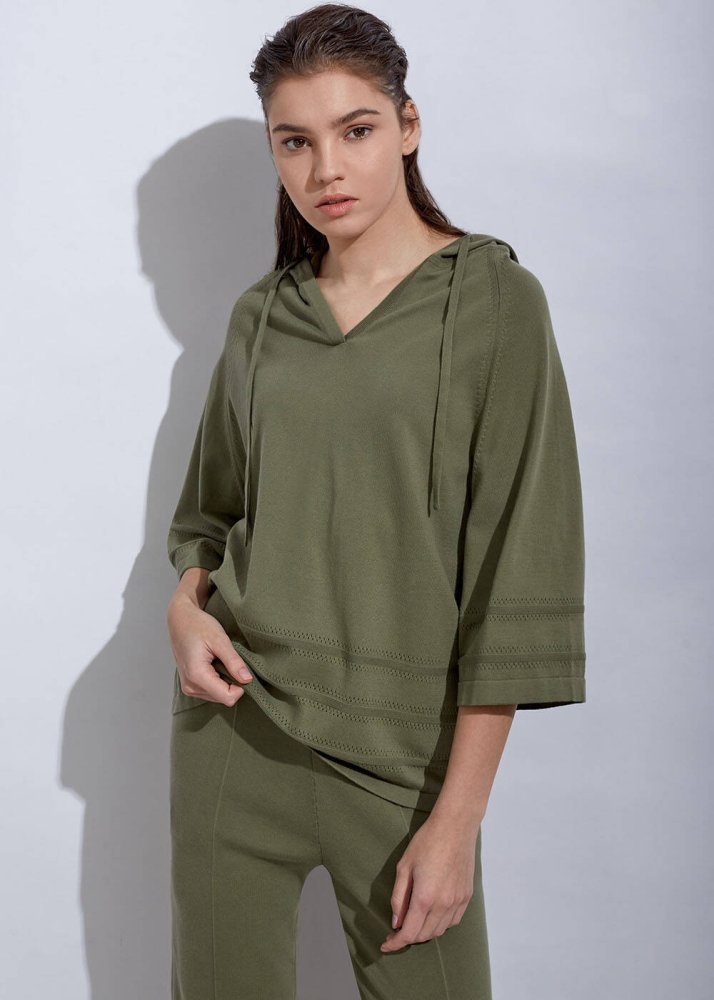 KNITSS - Organic Cotton Rosemary Knit Top