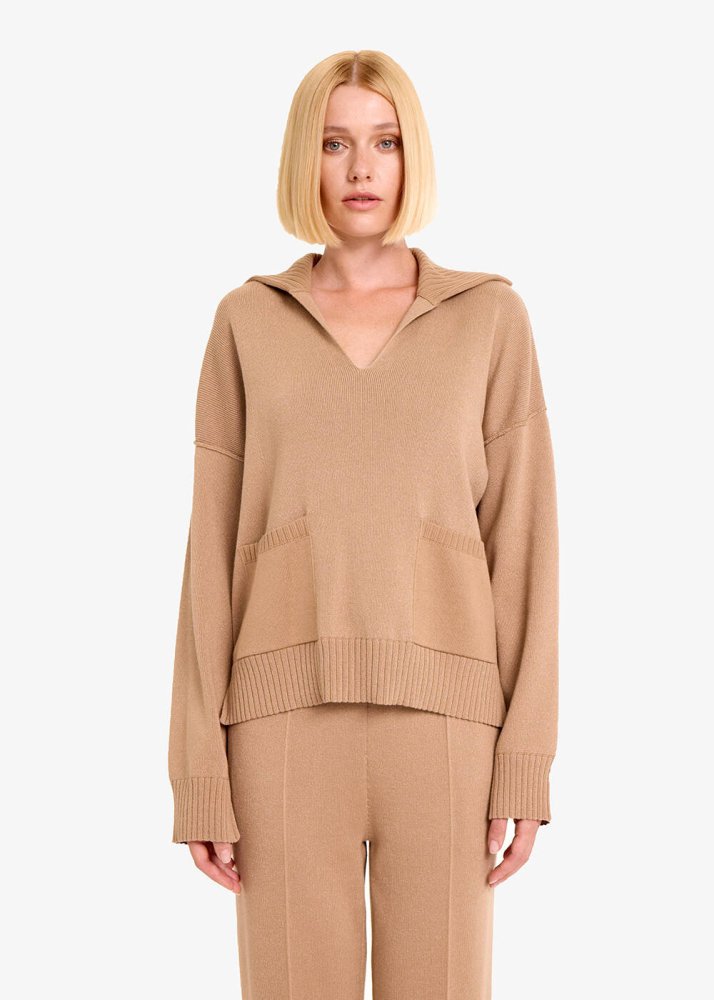 KNITSS - Oversize Camel Triko KNITSS - Oversize Camel Triko