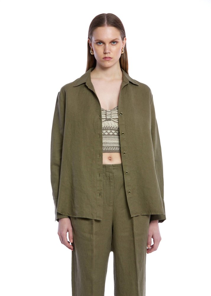 KNITSS - ROSEMARY LINEN SHIRT