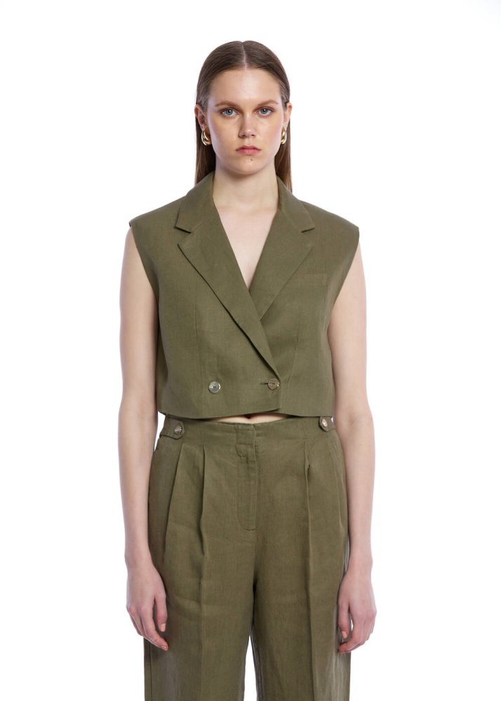 KNITSS - ROSEMARY LINEN VEST