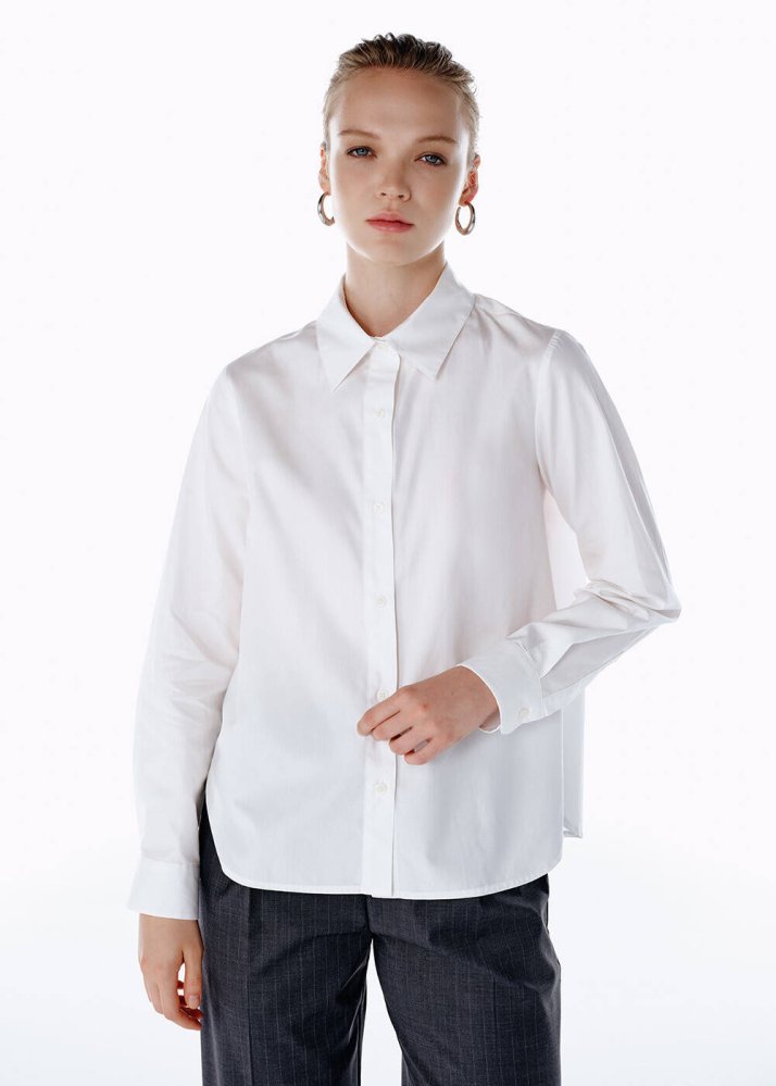 KNITSS - WHITE REGULAR FIT SHIRT